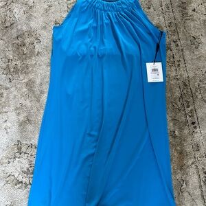 Vibrant Blue Sleeveless Dress
